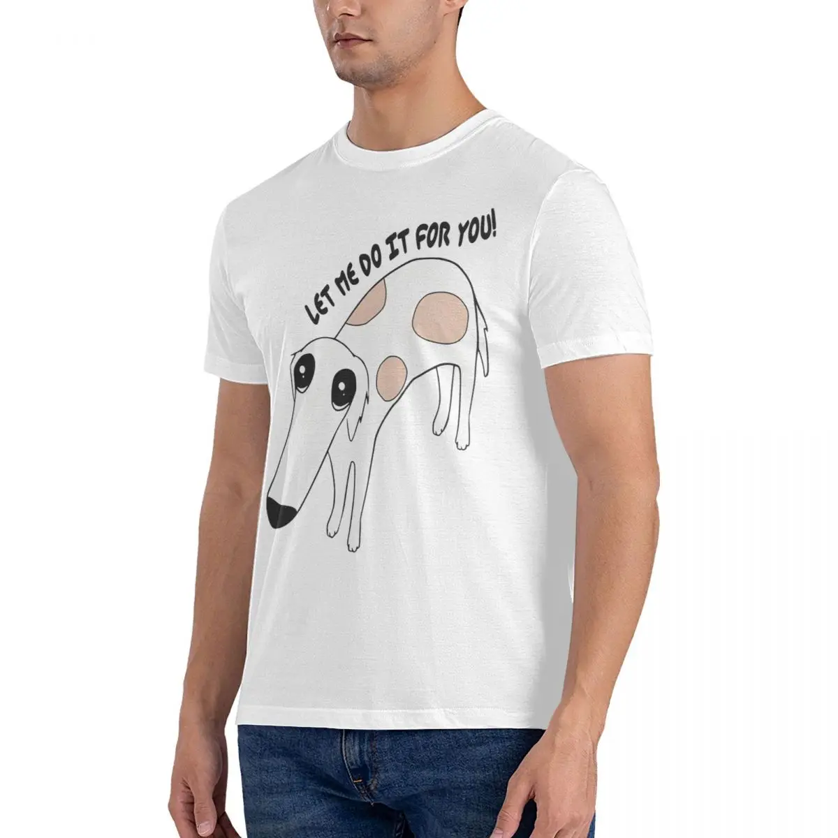 Whippet T-Shirts Men Let Me Do It For You Cotton Tees Crewneck Short Sleeve T Shirts official-website tops fugees mens clothing