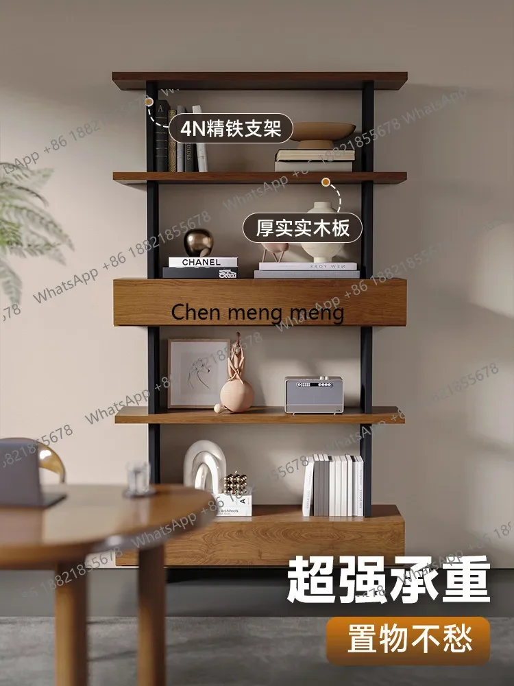 F150Italian simple solid wood file cabinet bookshelf