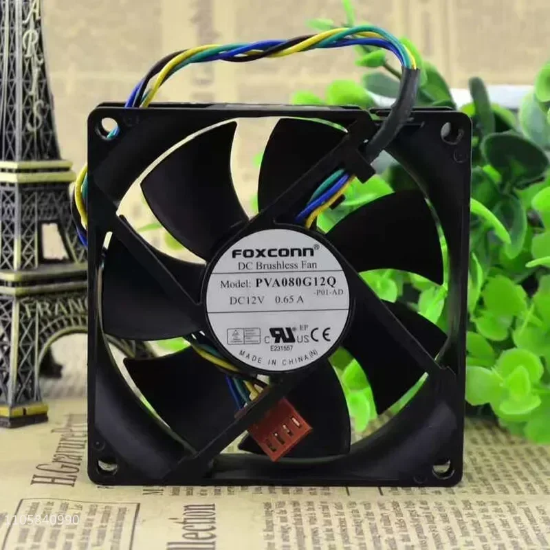 for Foxconn 8025 12V 0.65A 8cm Original Imported Cooling Fan Low Price