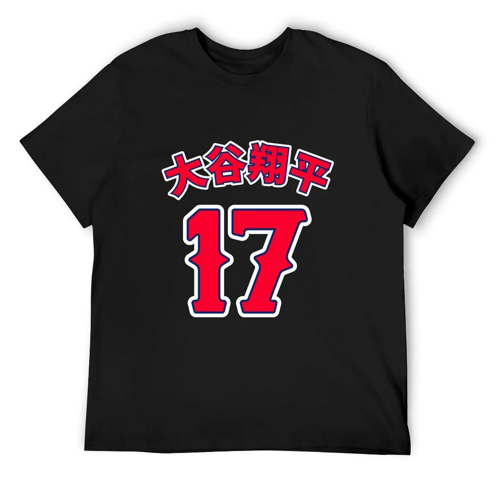 

Kanji-Ohtani Shohei for Red base T-Shirt valentines boutique clothes Short sleeve tee vintage t shirts luxury clothes men
