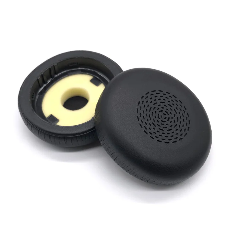 Couro confortável Ear Pads para Jabra Rvolve2 75 Headphone, Earpads, almofadas, substituição