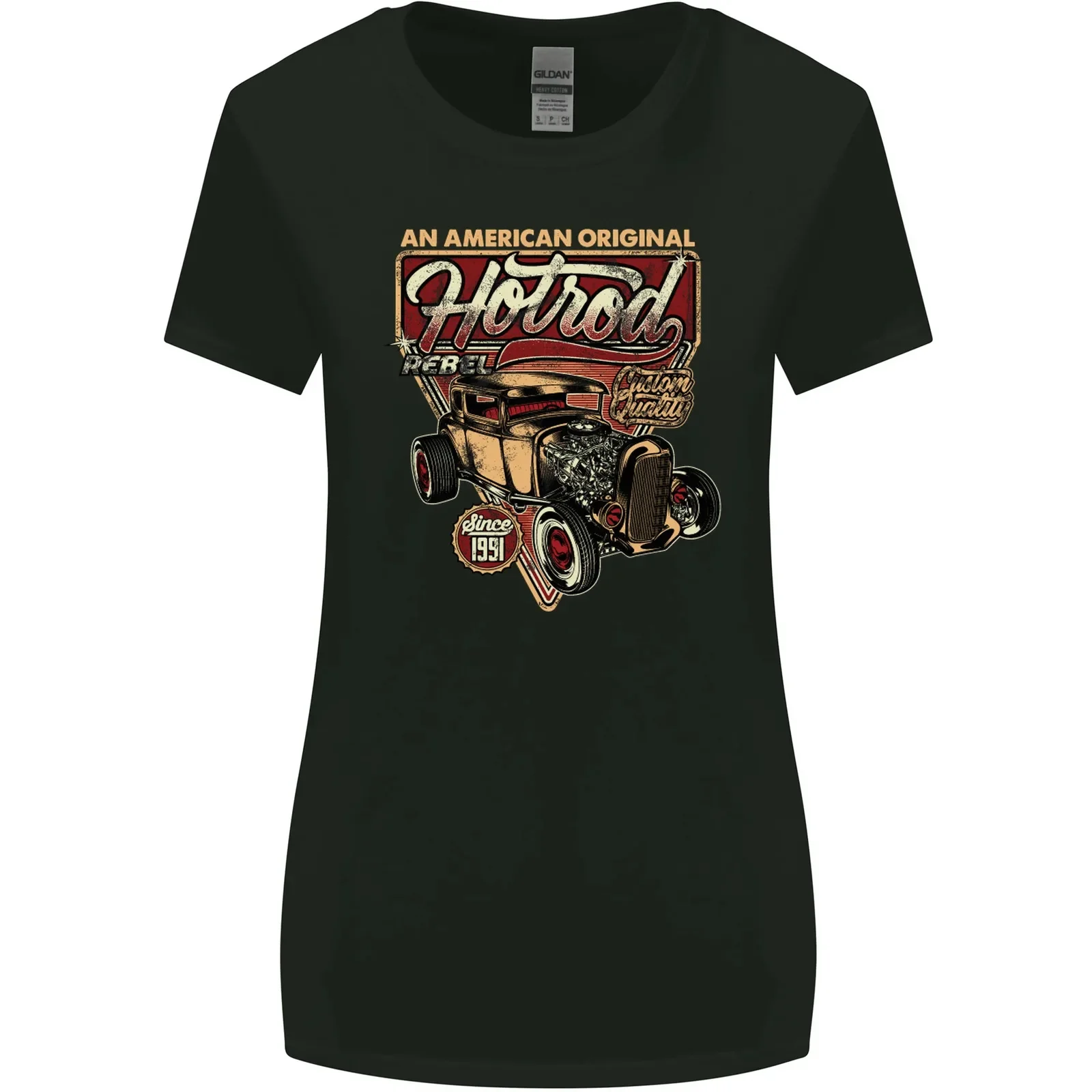 An American Original Hotrod Womens Wider Cut T-Shirt