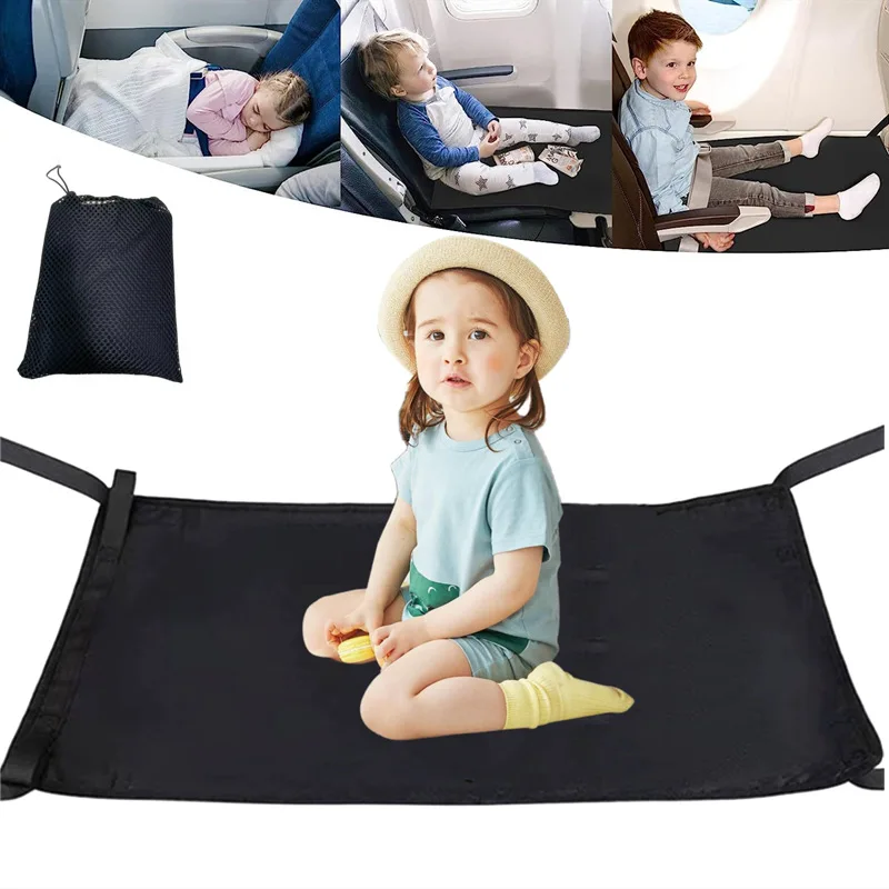 Multi-Function Portable Children's Airplane Hammock, Baby Extension Bed, Travel Bed, Airplane Footrest, Rest Mat