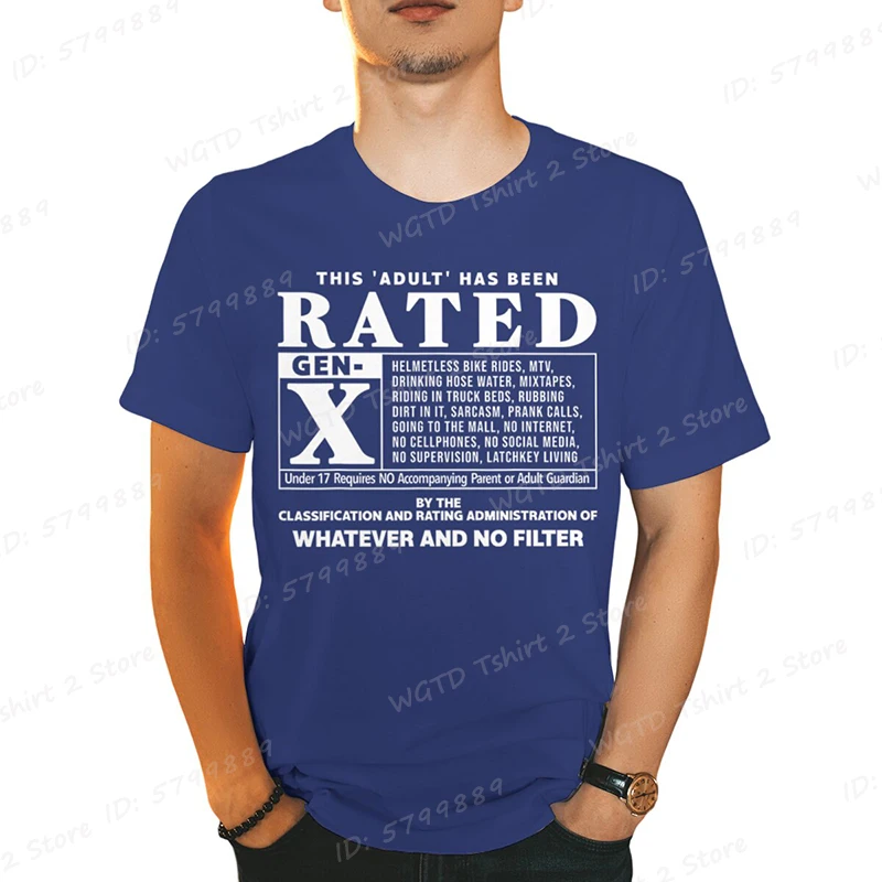 تي شيرت مضحك من الجيل X تم تصنيف هذا 'Bout' تي شيرت مطبوع من Gen X، تي شيرت صيفي كاجوال بأكمام قصيرة، ملابس رجالية