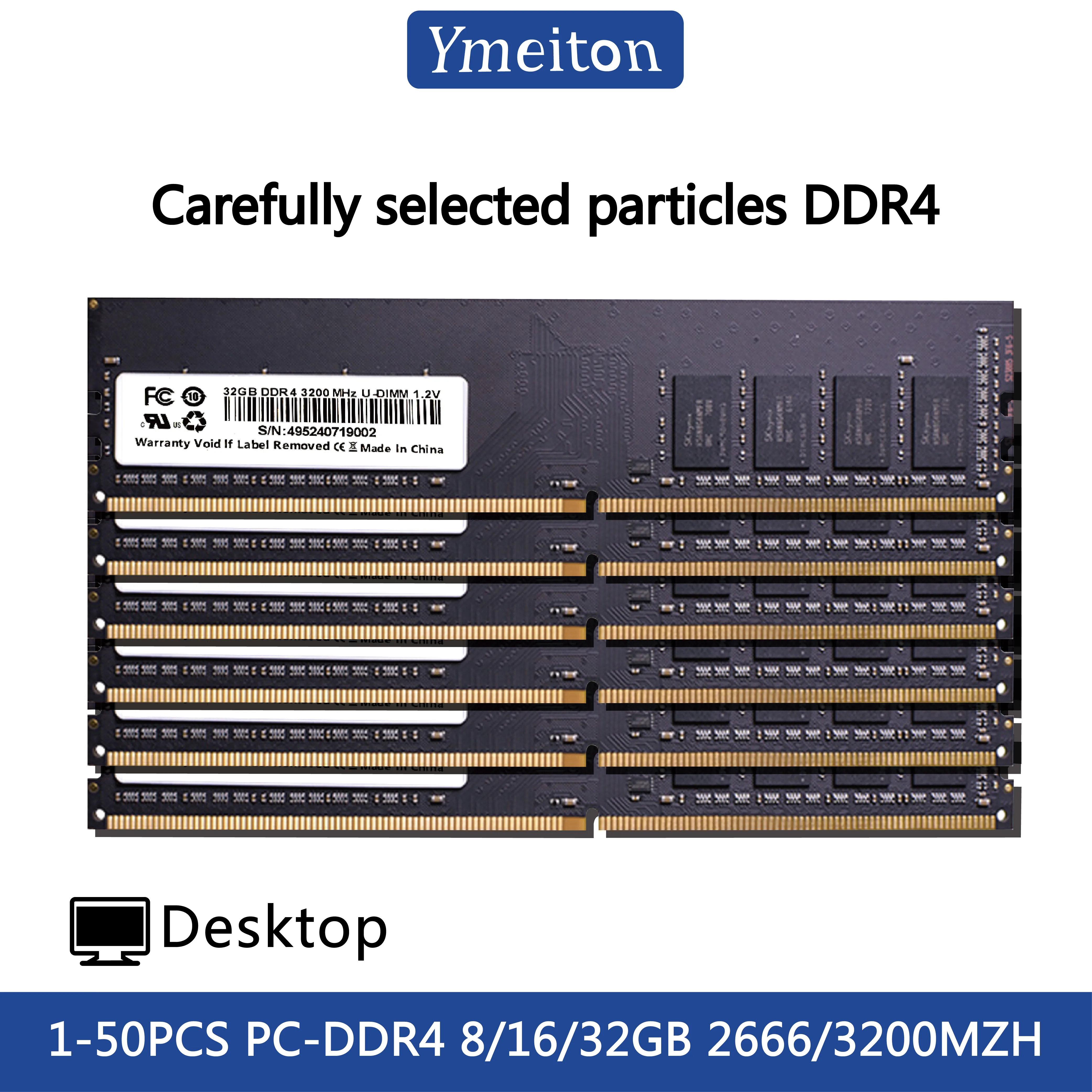 Ymeiton DDR4 RAM 16GB 3200MHz Desktop 288pin