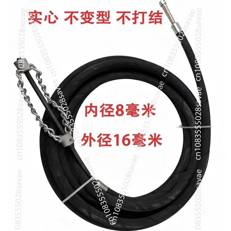 Upgraded Electric Drill Sewer Dredging Tool – High-Pressure Flexible Pipe for Oil Stain & Hard Object Clogs