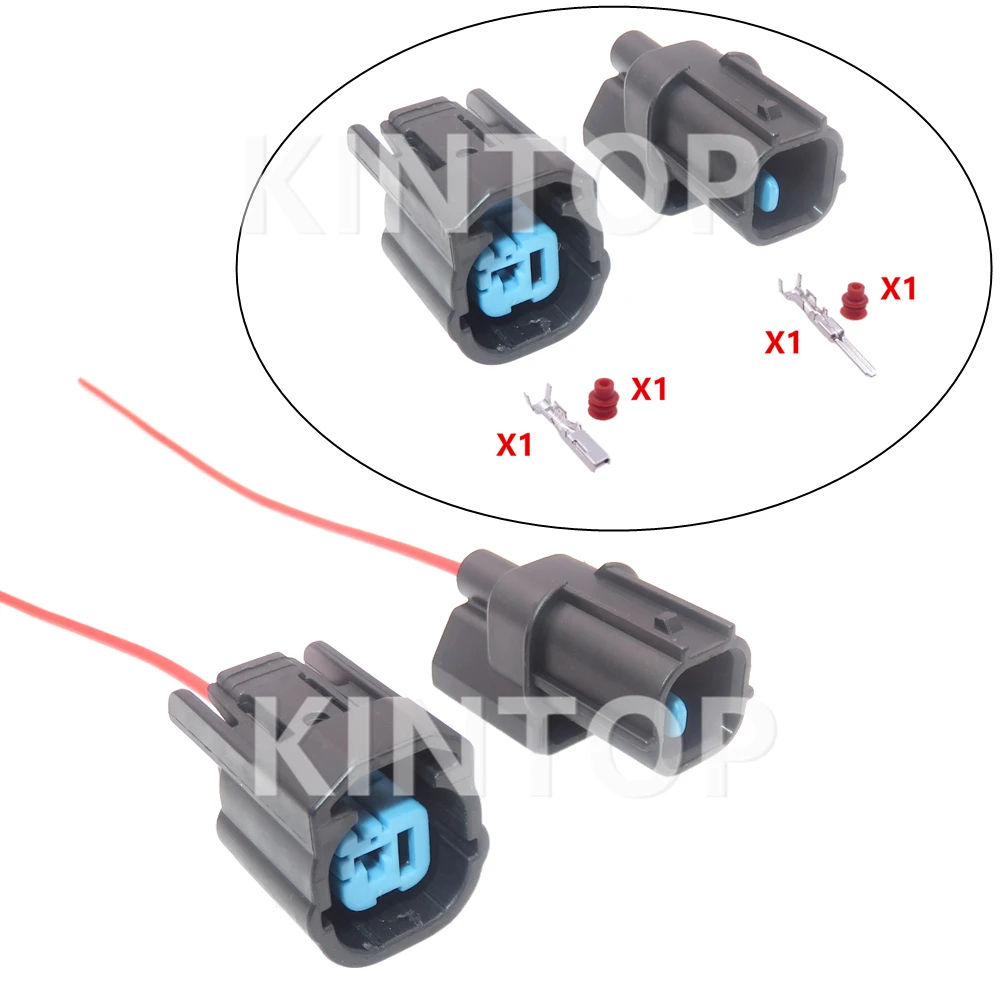 1 Set 1 Pins Automobile Horn Plug For Honda AC Assembly 6189-0591 Auto Replacement Connector Accessories Car Wire Socket