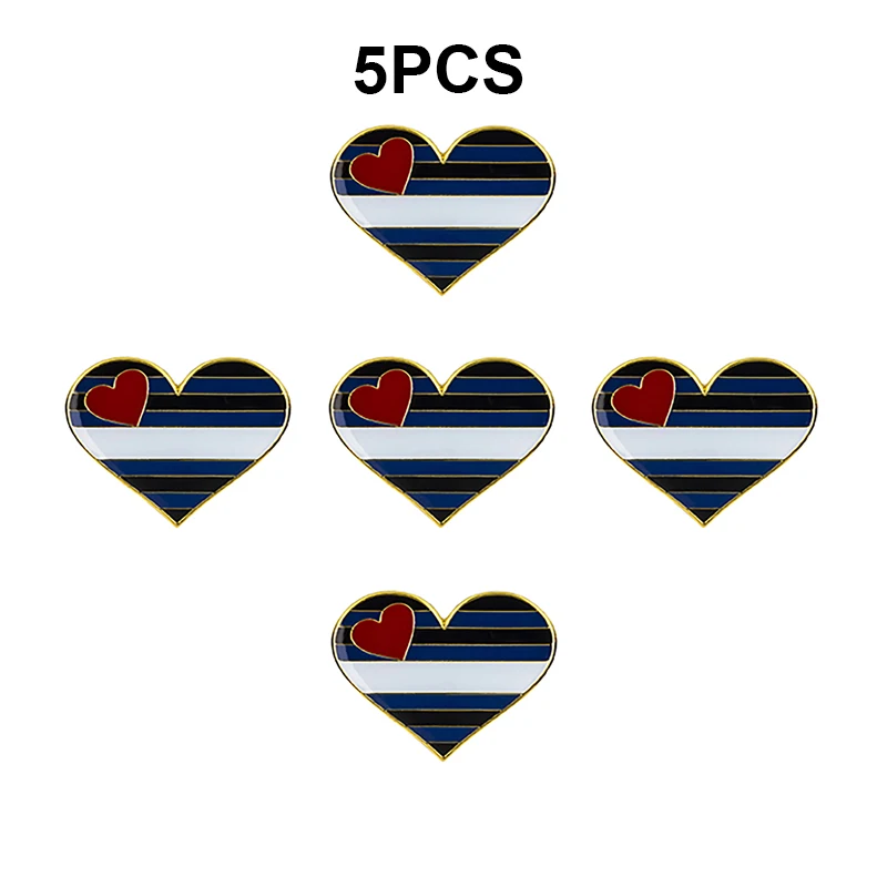 1-100pcs Leather Pride Lapel Pin Flag badge Brooch Pins Badges