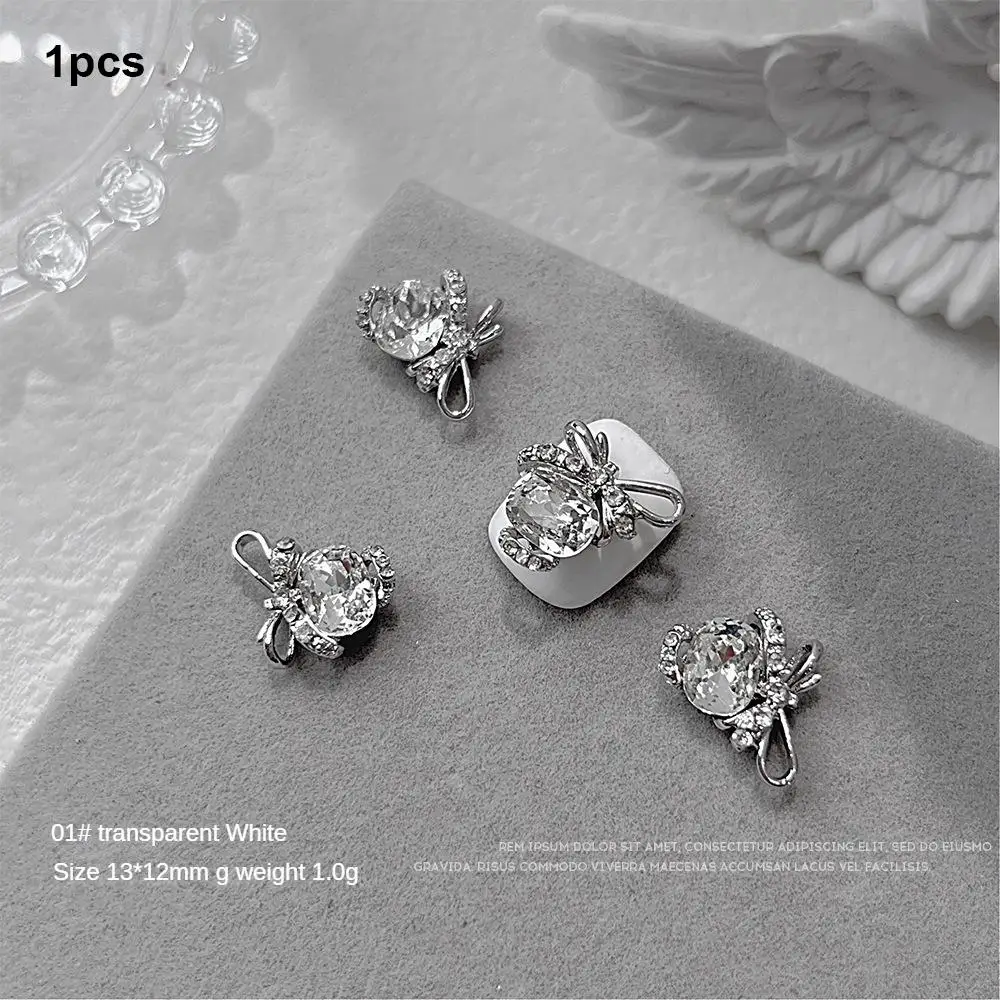 상감 네일 주얼리 활 라이트 럭셔리 네일 액세서리, 실버 상감 합금, 미용 및 건강 합금, 신제품