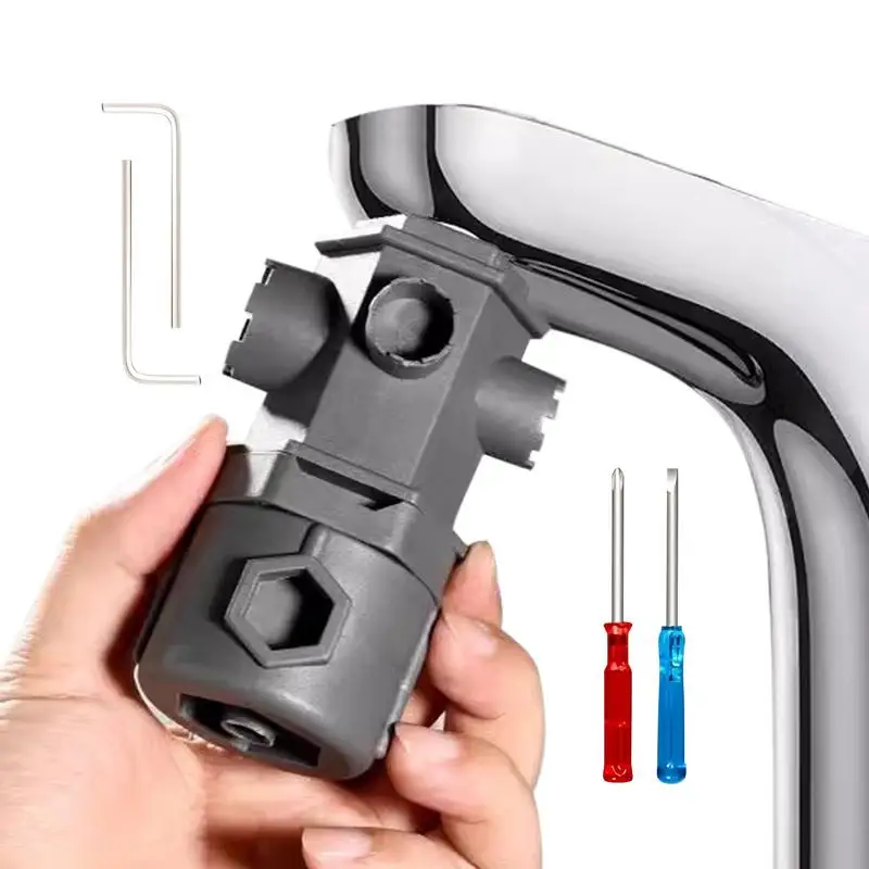 

All-In-One Wrench Tool Set for Faucet 16-IN-1 Multi-function Wrench Kitchen and Bathroom Tap Water Leakage Spout Aerator Wrench