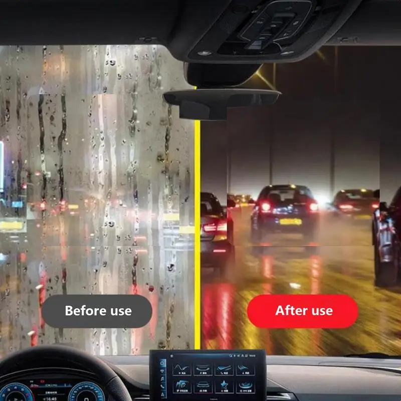 Auto Oliefilmborstel 120 ml Auto Regendicht Glas Oliefilmverwijderaar Alles in 1 Veeg op Oliefilmverwijderaar Glasreinigingsdoekje Board