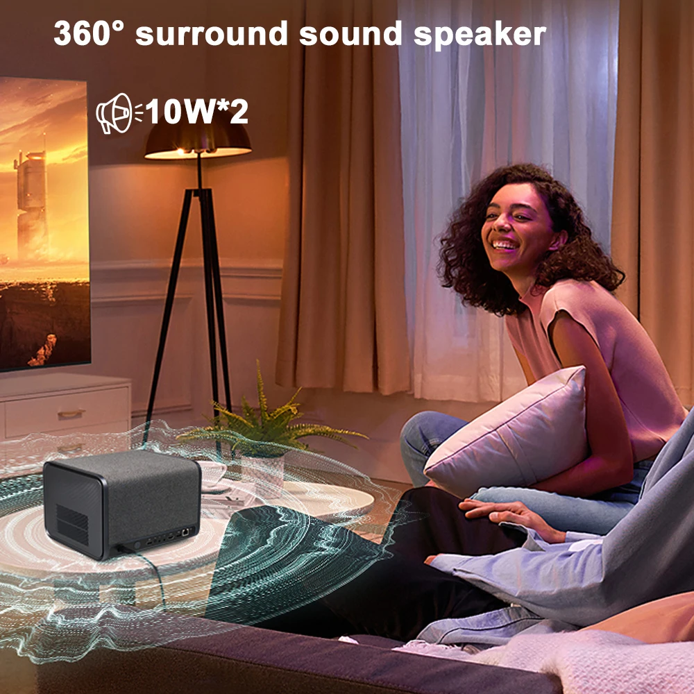 DITONG 2026 NEUER J10 Projektor Native 1080P Autofokus 4K HD Video Outdoor Smartphone Android Smart Home Theater LED-Projektor – Detail 10