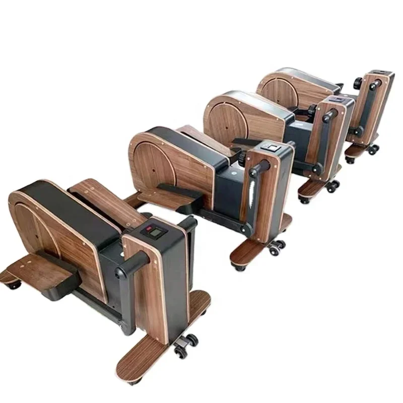 solid wood 8 Resistance Levels Home Office for Leg Workout with LCD Monitor Smooth Quiet Driven Elliptical Machines