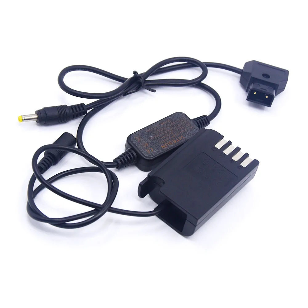 D-TAP Step-Down Power Adapter Cable + DMW-BLK22 Dummy Battery DCC17 DC Coupler For Panasonic Lumix S5 DC-S5 DC-S5K Camera