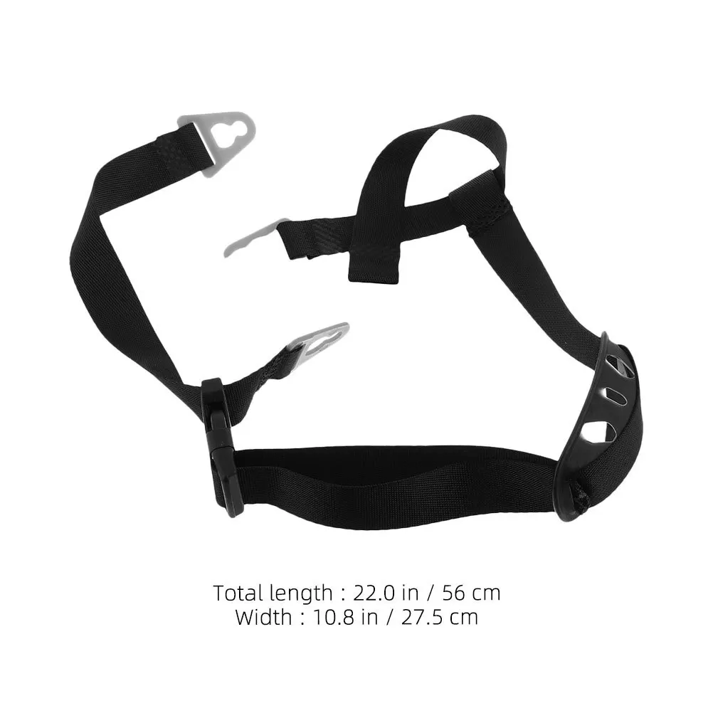 2 قطعة قبعة أمان بحزام مطاطي كأس الذقن Y-شكل مشبك ضبط سريع لملحقات القبعة الصلبة أعمال التعدين #2