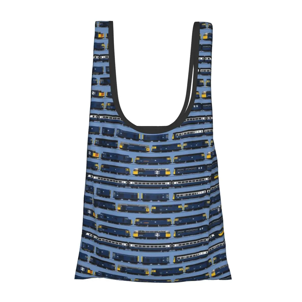 

TRAINS Портативная сумка-тоут для покупок Складная сумка для покупок Бакалея Сумка на плечо