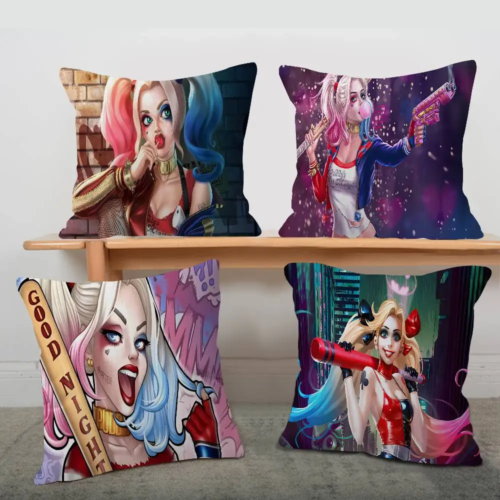 H-HarleyS COOL Q-QuinnS Anime pillow cover sofa cushion cover home room decoration children gift