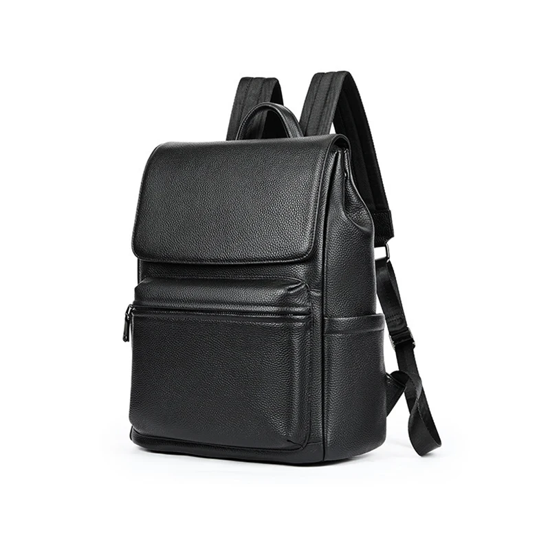 

Кожаные рюкзаки для мужских деловых рюкзаков, качественные дорожные сумки, мужские компьютерные сумки большой вместимости, модные рюкзаки.