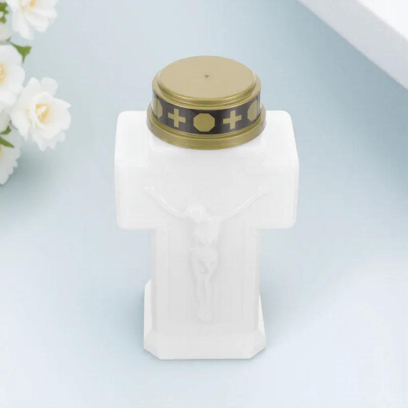 Decorative Flameless Light Electric Powered for Garden Cemetery Outdoor Grave Memorial Decor Lights for Cemetery