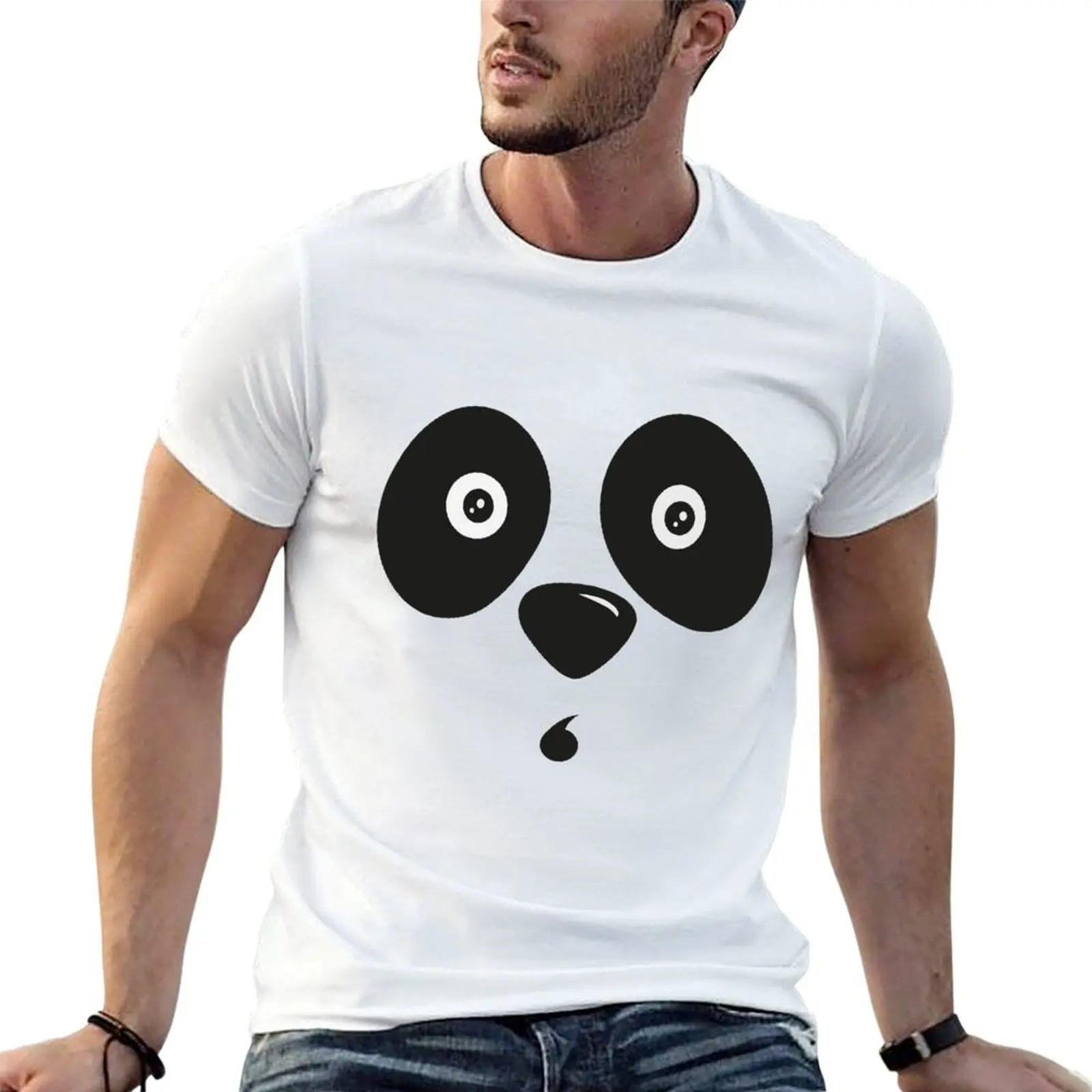 Camiseta Lindos Osito Panda -Wow, camiseta de diseñador para hombre, camisetas gráficas para hombre
