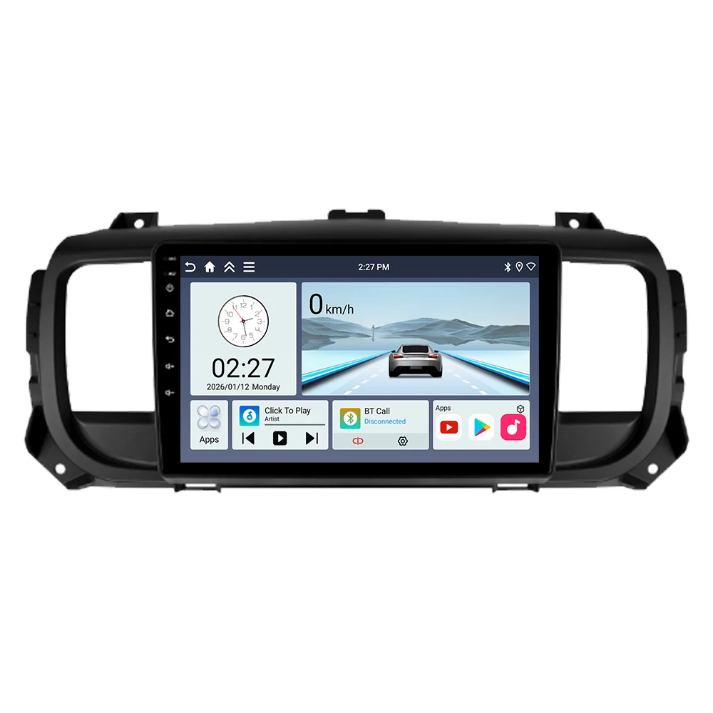 Car Radio 2 din For Peugeot Expert 3 Citroen Jumpy 3 SpaceTourer 2016-2020 2021 Android 16 Stereo Carplay Split Screen BT 5GWifi