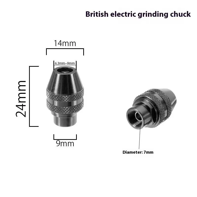 1/2/3pcs Gereedschapsonderdelen 0.3-3.2mm Boorkop Multi Snelspanboorhouder voor Rotary Gereedschap Elektrische Slijpkop