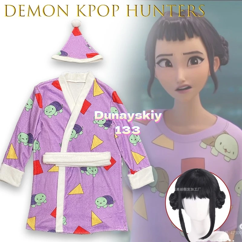 مجموعة ملابس نوم Lumi Zoey Hunters Anime Cosplay من البوليستر كاجوال للعب الأدوار ملابس نوم ذات طابع شخصي مفضل #1