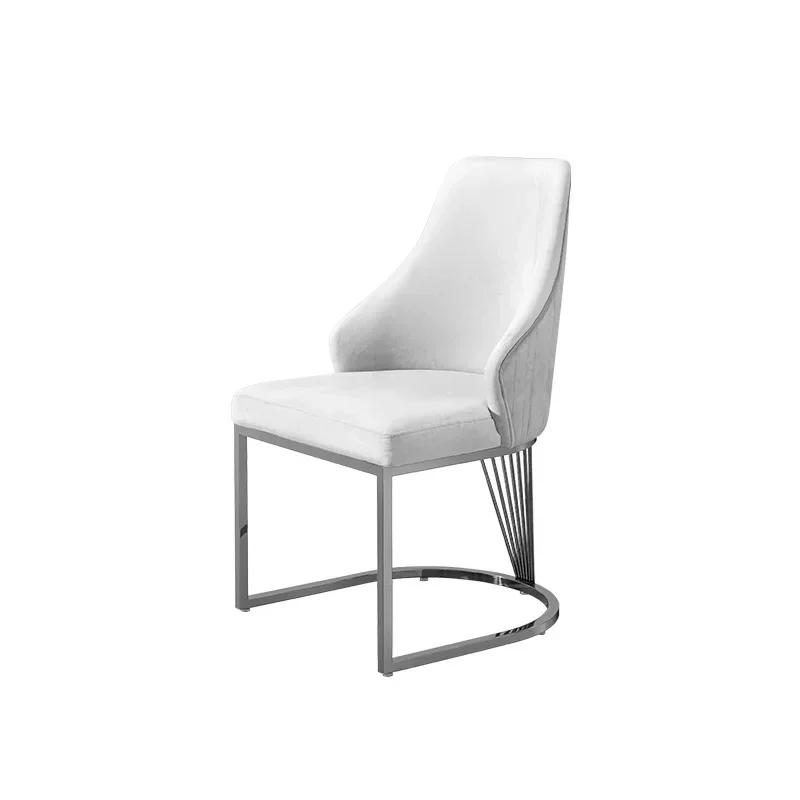 French cream style Italian minimalist island chair designer dining table stool