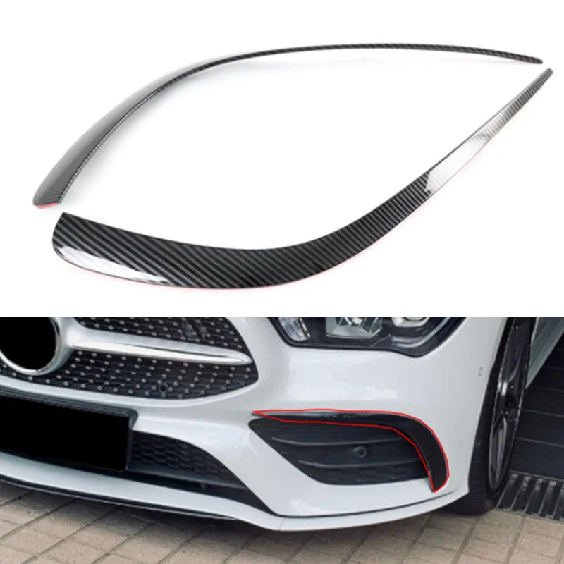 Car Front Bumper Splitter Exterior decoration For Mercedes Benz CLA class W118 C118 2019-2022 CLA250 CLA180 CLA200 Front Canards