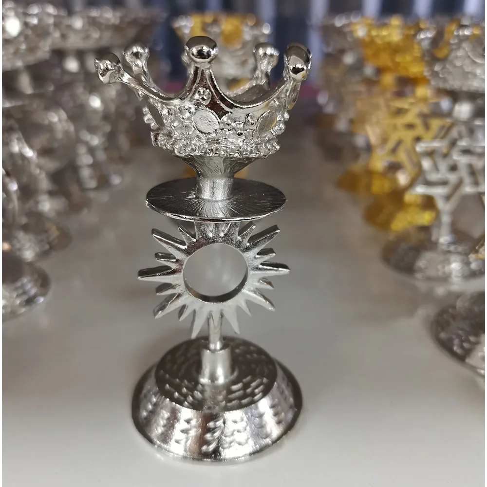 Beauty Sun Crown Metal  Crystal Base  Handicraft Decor Sphere Support Display Stand Photography Props Room Accessories