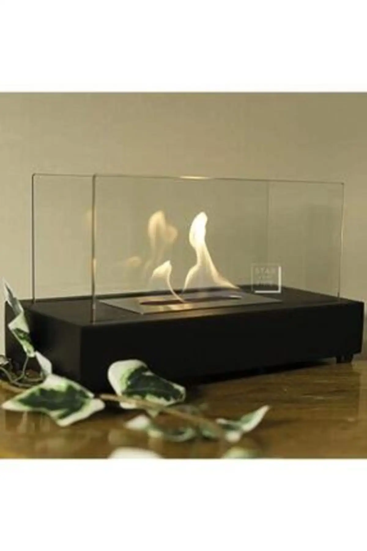 Mini chimenea de escritorio decorativa