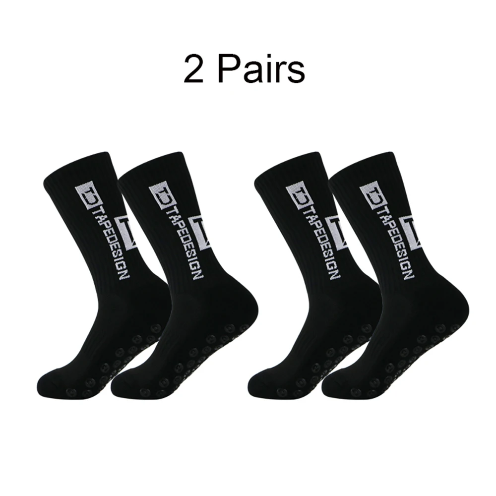 2 pairs of combination anti slip football socks, running socks, breathable sports socks, men's and women's mountaineering and of