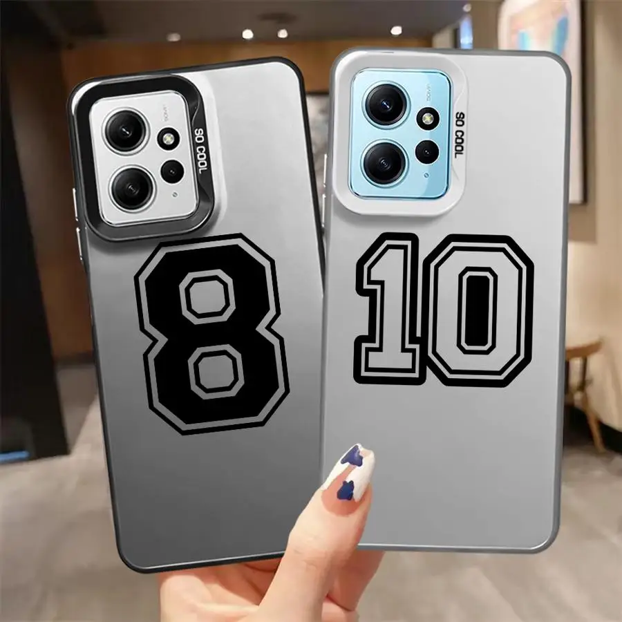 Basketball Celebrity Numbers Phone Case for Xiaomi Redmi A2 13 4G 13C 12 A1 Plus A3x 12C Poco X3 NFC Shell Funda Fitted Cover