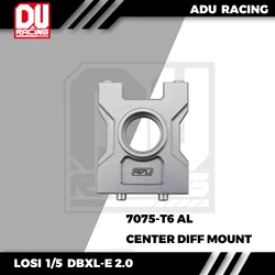 Adu-レースセンター殺菌マウント、cnc 7075 t6、losi用アルミニウム1/5 DBXL-E 2.0、slosi 252059