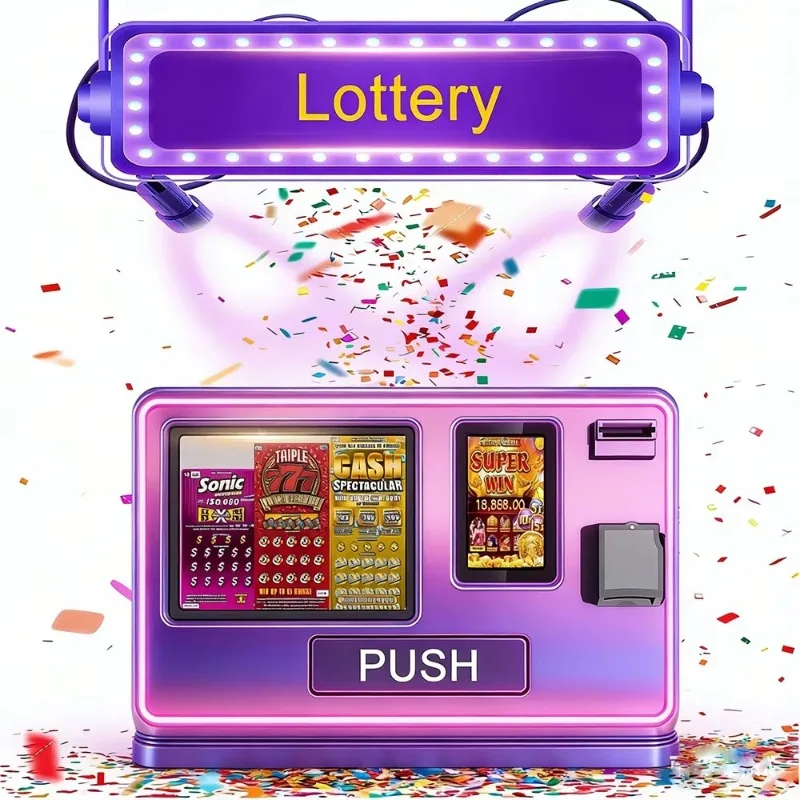 Custom Intelligent Self-service Lottery Vending Machine Touch Screen Commercial Lottery Vending Machine for Sale