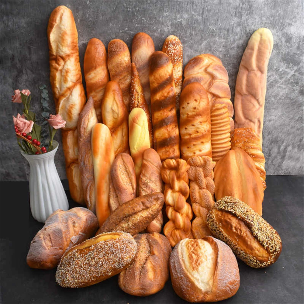 

bread fake food bakery pastry baking dessert cake house shop store decoration breadstick batard Ficelle Baguette bread model