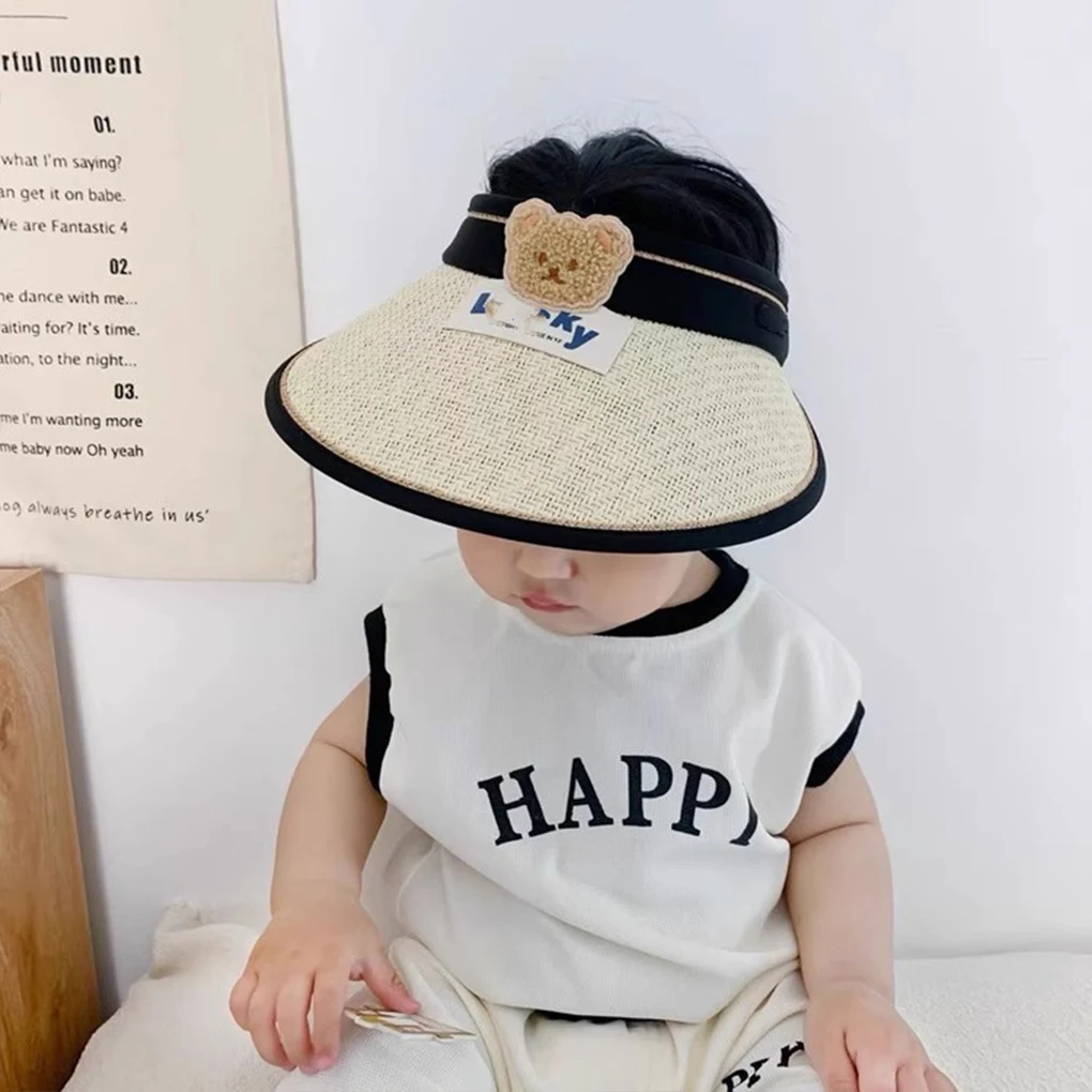 Baby Hats 6-12 Months Boys Foldable Storage With Cartoon Empty Top Baby Boy Sun Hat 6 12 Months