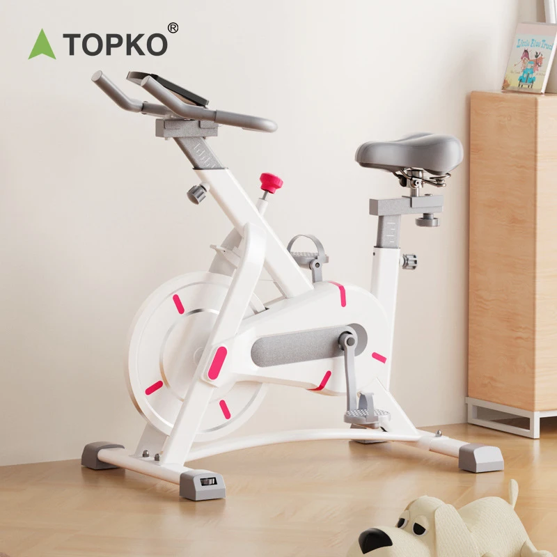 TOPKO Iron Fitness Bicycle Indoor 5kg Flywheel Spinning Bike Exercise Machine Spinning Exercise Bikes Sports Bike