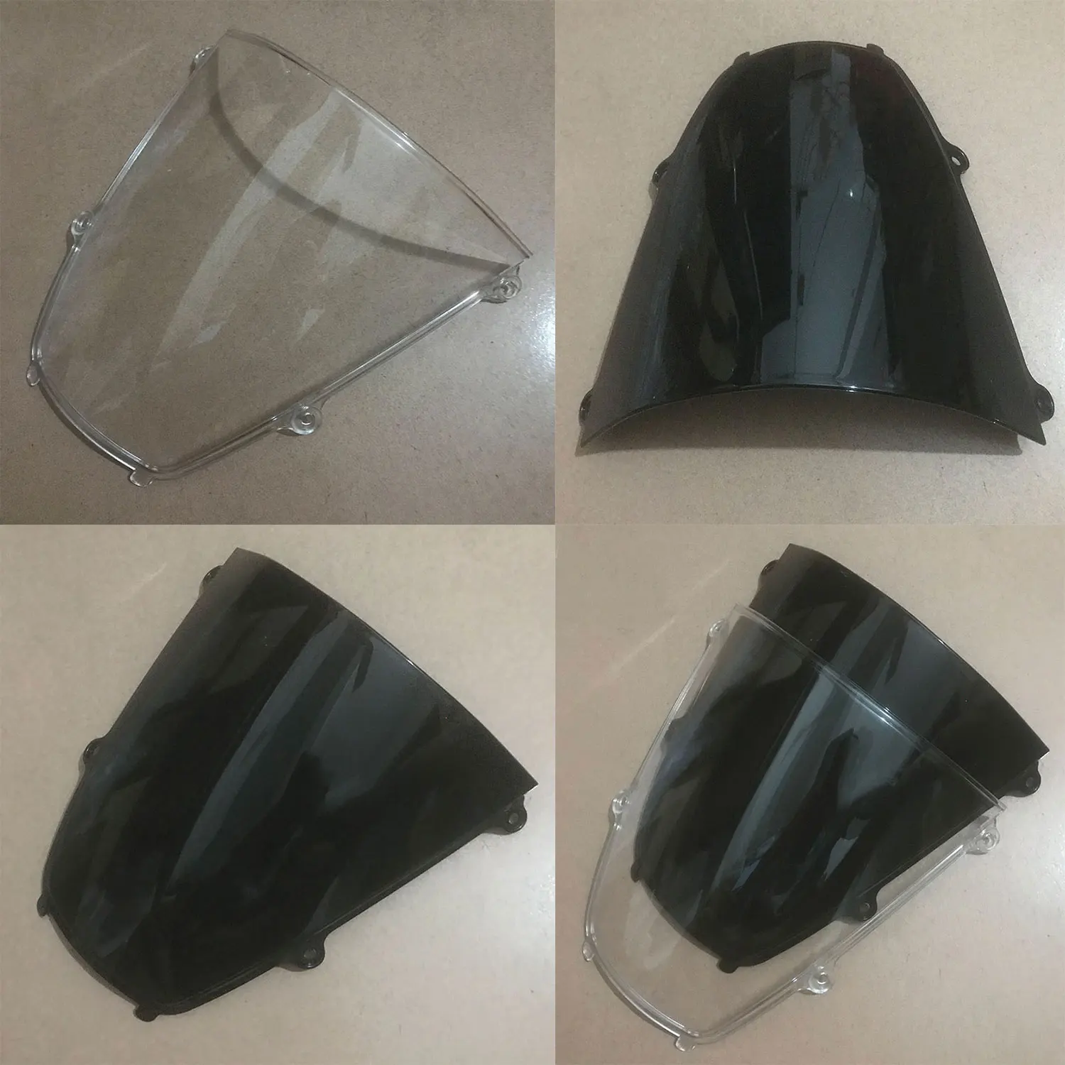 For Honda CBR600 RR CBR 600RR 2021 2022 2023 2024 2025 CBR600RR Windshield Double Bubble Windscreen Wind Deflectors Accessories
