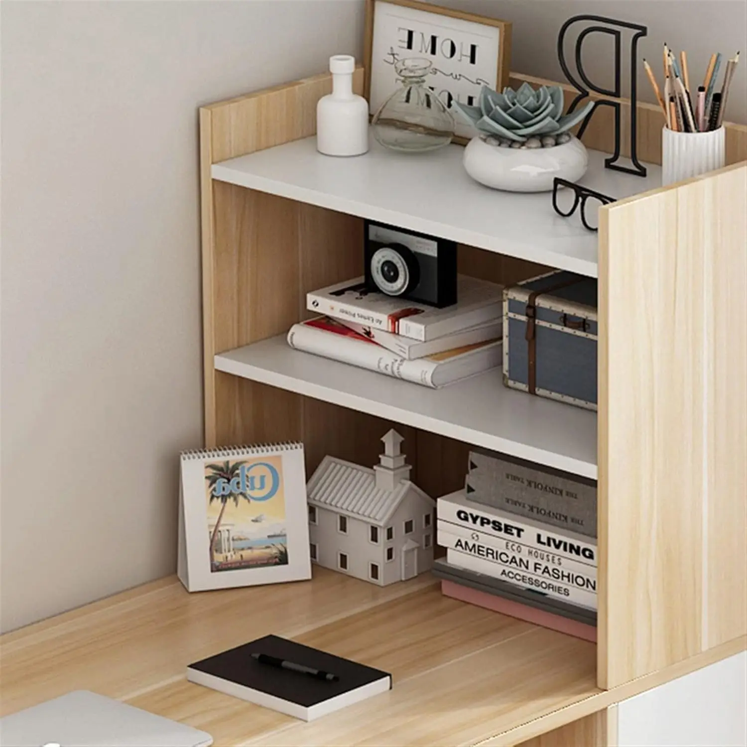 Desk Bedroom Desk Household Student Bookcase Integrated Writing Desk