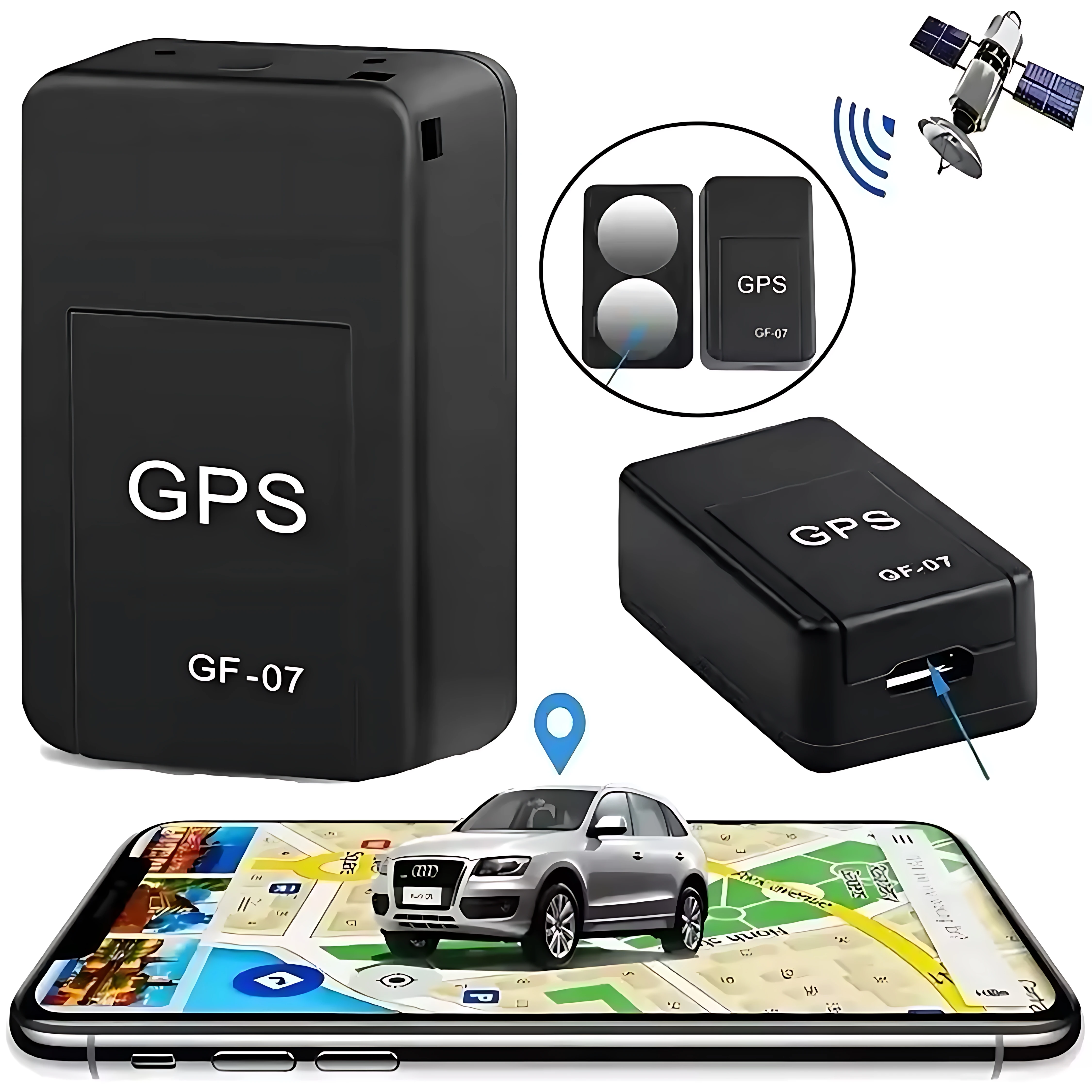 2025 New Mini GF07 GPS Cars Tracker Real Time Tracking AntiTheft Anti Lost Locator Strong Magnetic Mount SlM Message Positioner