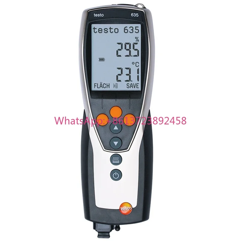 Testo Testo635-1 Portable Thermohygrometer with High Precision Temperature Humidity Dew Point Measurement