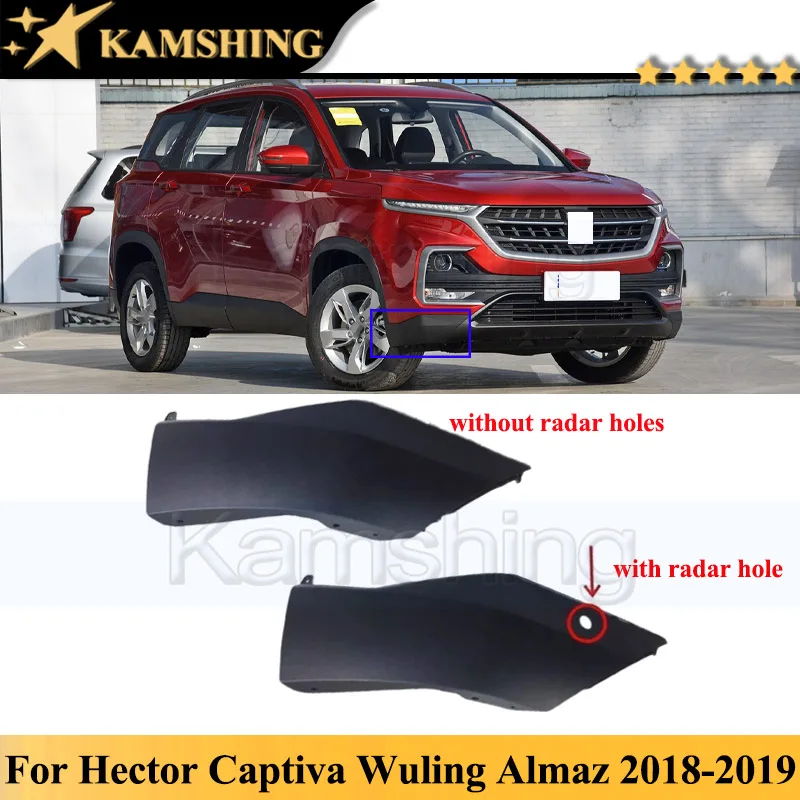 Kamshing For MG Hector Chevy Captiva Wuling Almaz Baojun 530 2018-2019 Front Bumper Corner Kit Umper Corner Bumper Kit