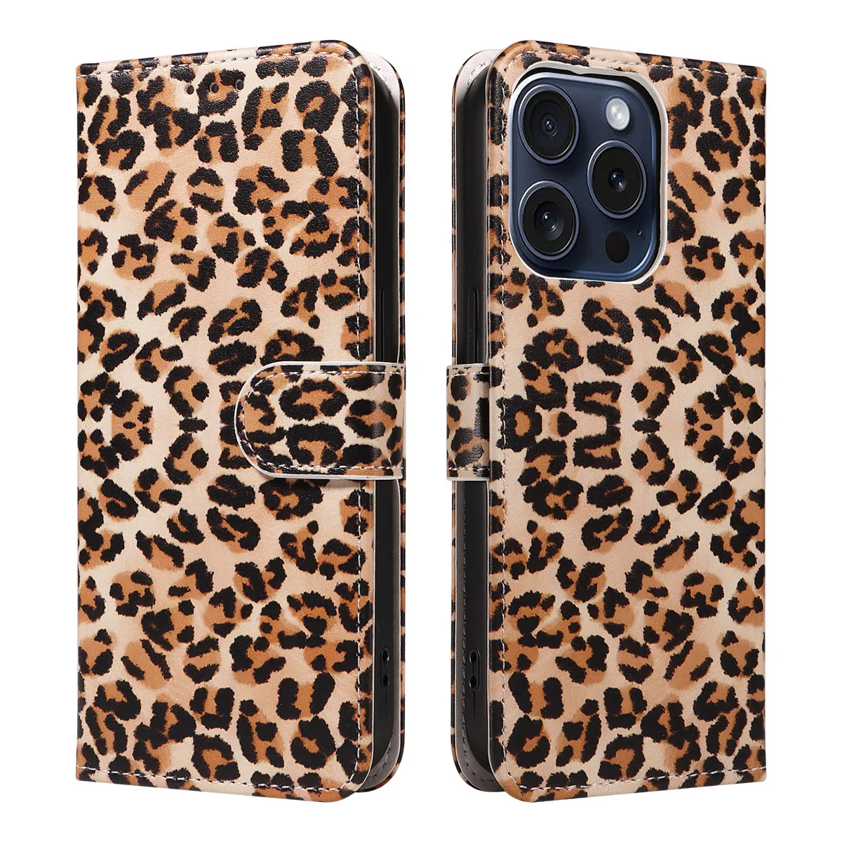 أنيق بو الجلود قضية الهاتف لسامسونج غالاكسي S25Ultra S24 S23 S22 S21 S20 S10 S9 S8 سلسلة الوجه مع فتحة للبطاقات غطاء المحفظة #2