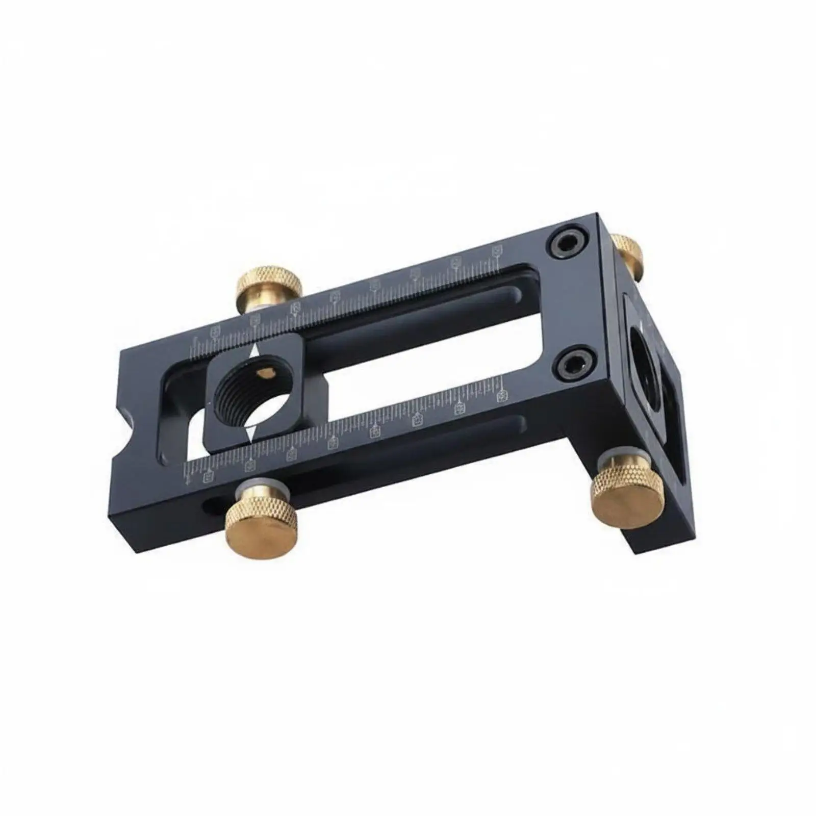 Hole Positioning Jig Adjustable Dowel Drilling Template Aluminum Alloy