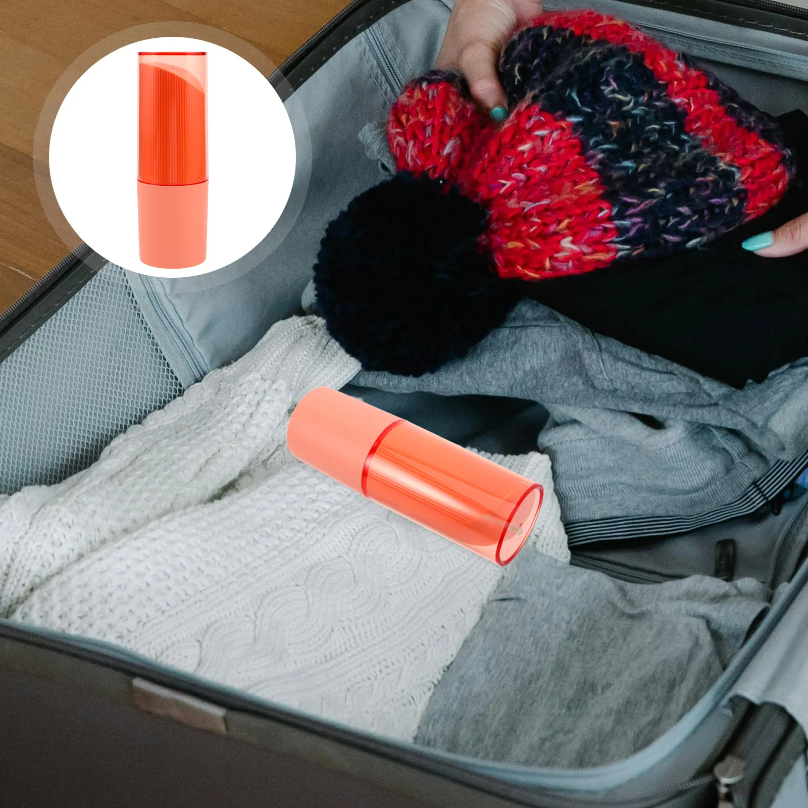 Mouthwash Cup Toothbrush Holder Lid Plastic Mugs Bathroom Portable Travel Toothpaste Container Safe Material Suitable Capacity