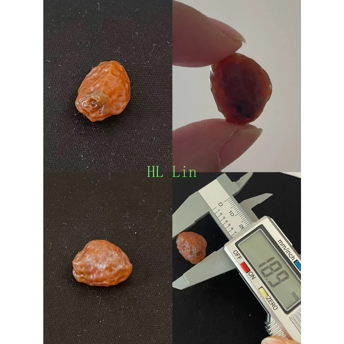 Jewelry Making Authentic Stone Candy Agate,Vial Set, 10-15mm Natural, Earth Mined Collection.Candy Agate