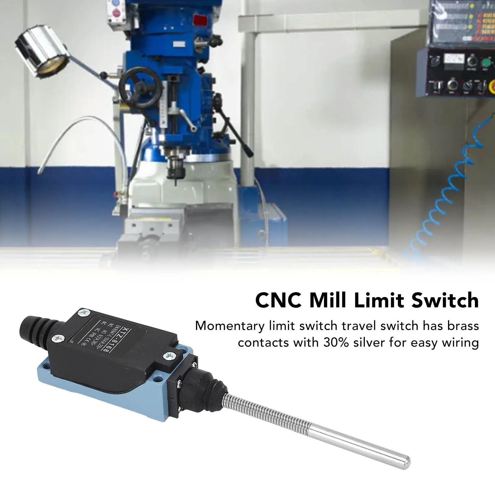 

Гибкая винтовая пружина стержня для путешествий, простая проводка, 250 В, 380 В, мгновенный ограничитель, прочный с латунным контактом для фрезерного станка с ЧПУ