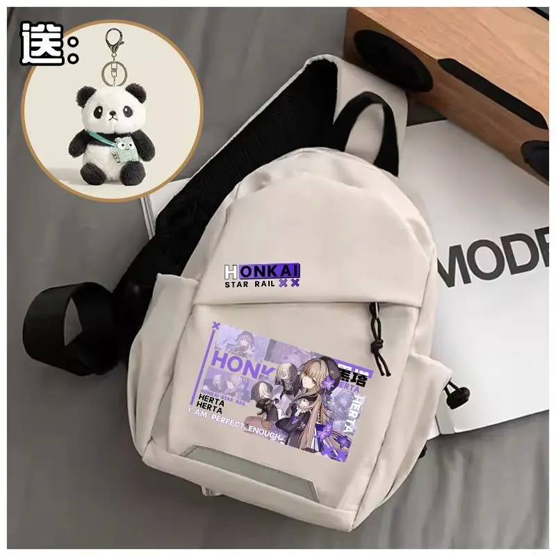 Honkai Star Rail Chest Unisex Backpack Waist Sports Shoulder Phone Student Small Crossbody Bag Ani