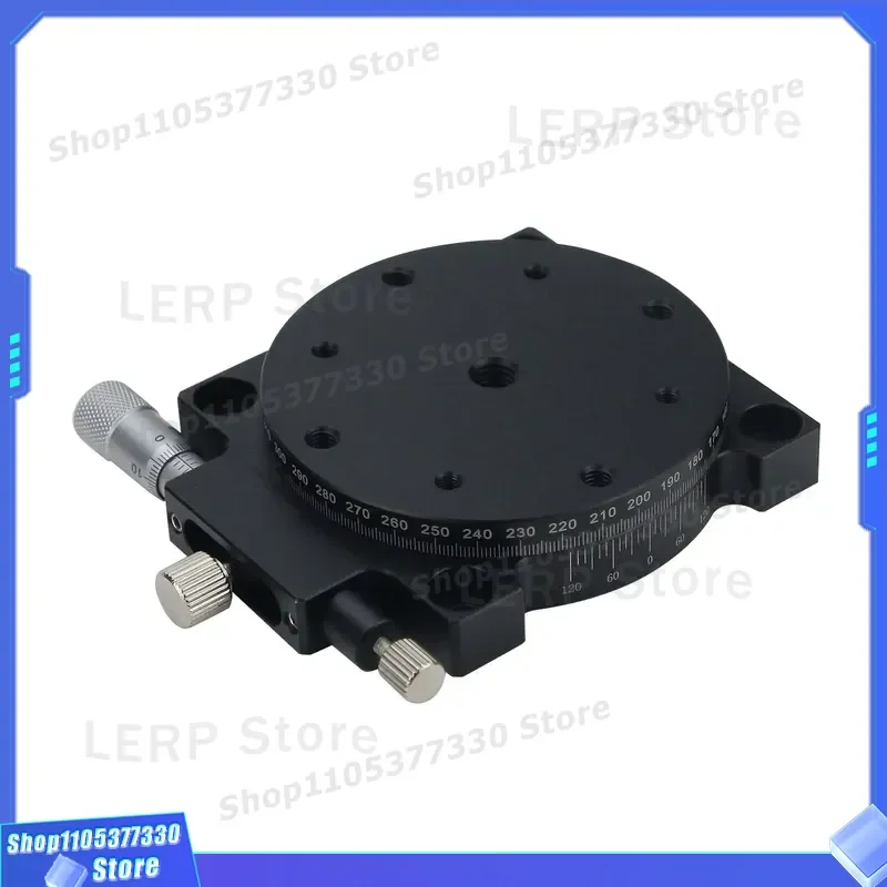 RS60-L R-axis Manual Rotary Dressing Platform 60mm Slide Linear Adjustment Table for Precision Grinding Machine Tool
